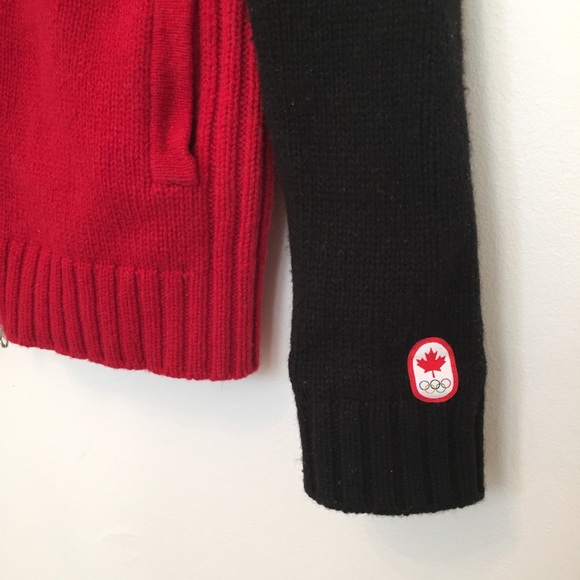 🛑 SOLD! CANADA OLYMPIC WOOL CARDIGAN SWEATER - Picture 7 of 13